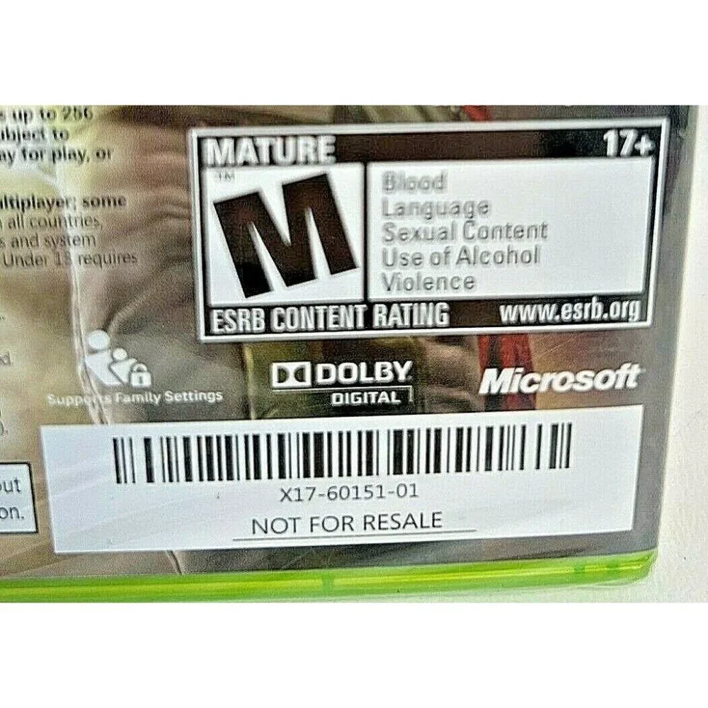 Fable III Xbox 360 Game NTSC Version Mature 17+ Microsoft Lionhead Studios NEW